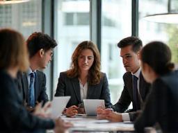 Consultation meeting with clients